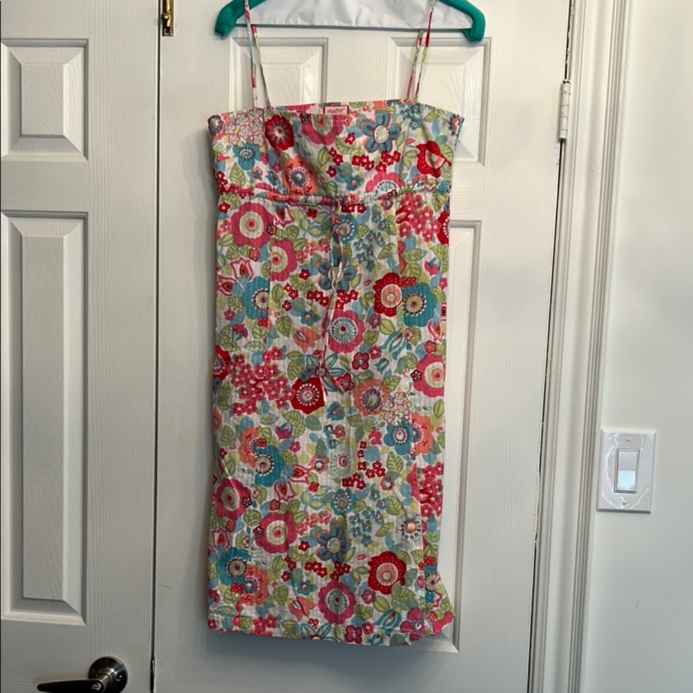 Floral Strapless Dress